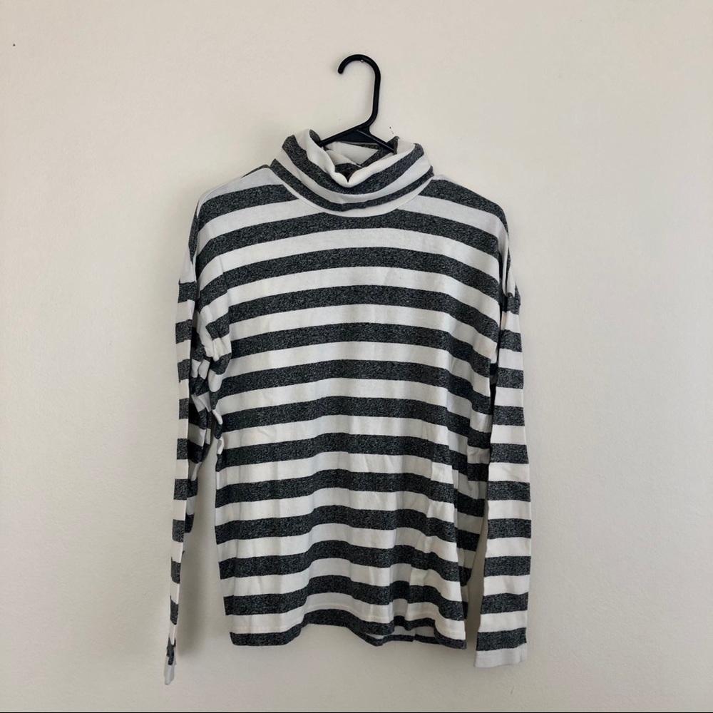 J.Crew Striped Turtleneck Sweater/Top